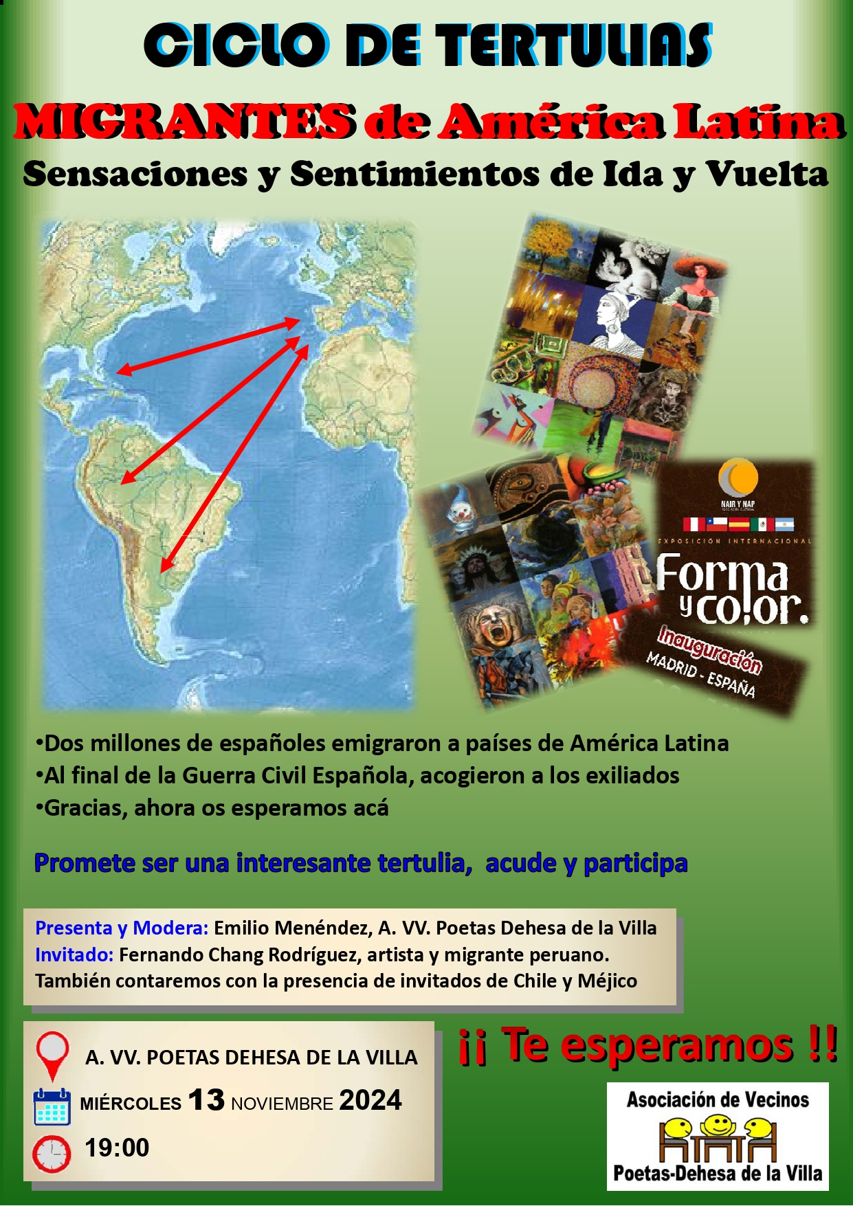 TERTULIA MIGRACIONES DESDE AMÉRICA LATINA