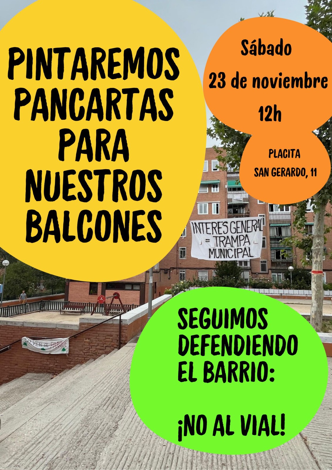 PINTAMOS PANCARTAS: NO AL VIAL