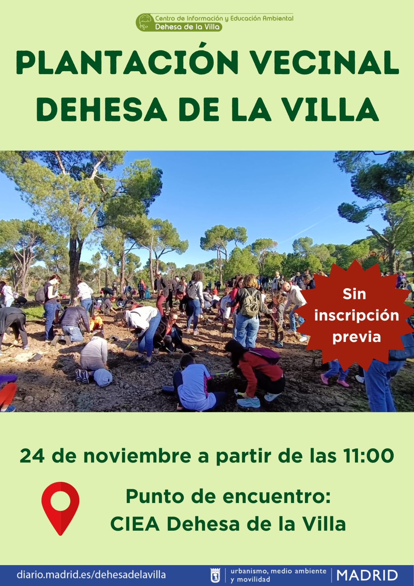 PLANTACION VECINAL EN LA DEHESA DE LA VILLA - 2025