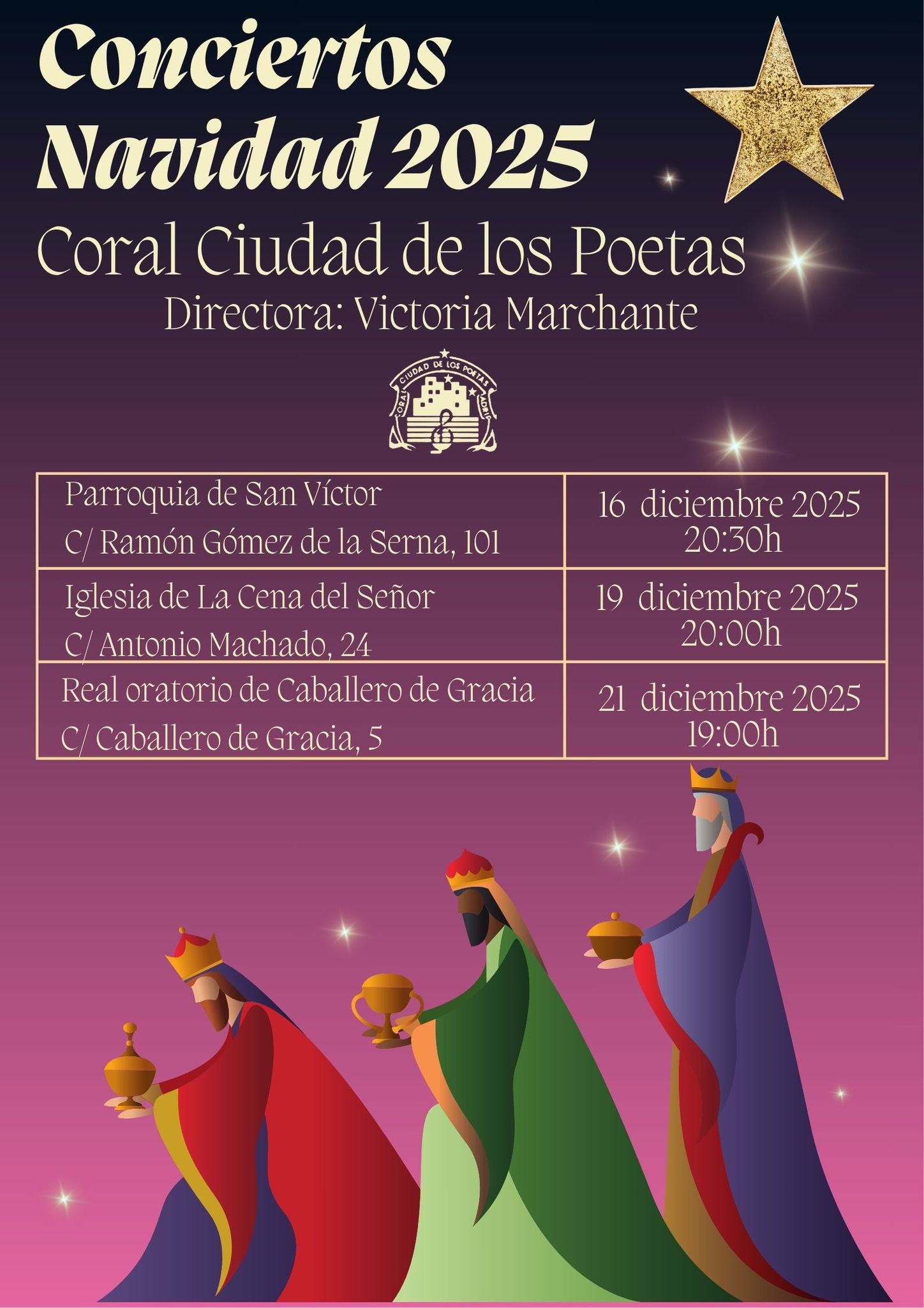 Concierto de la Coral "Ciudad de Los Poetas" en la Parroquia "La Cena del Señor"
