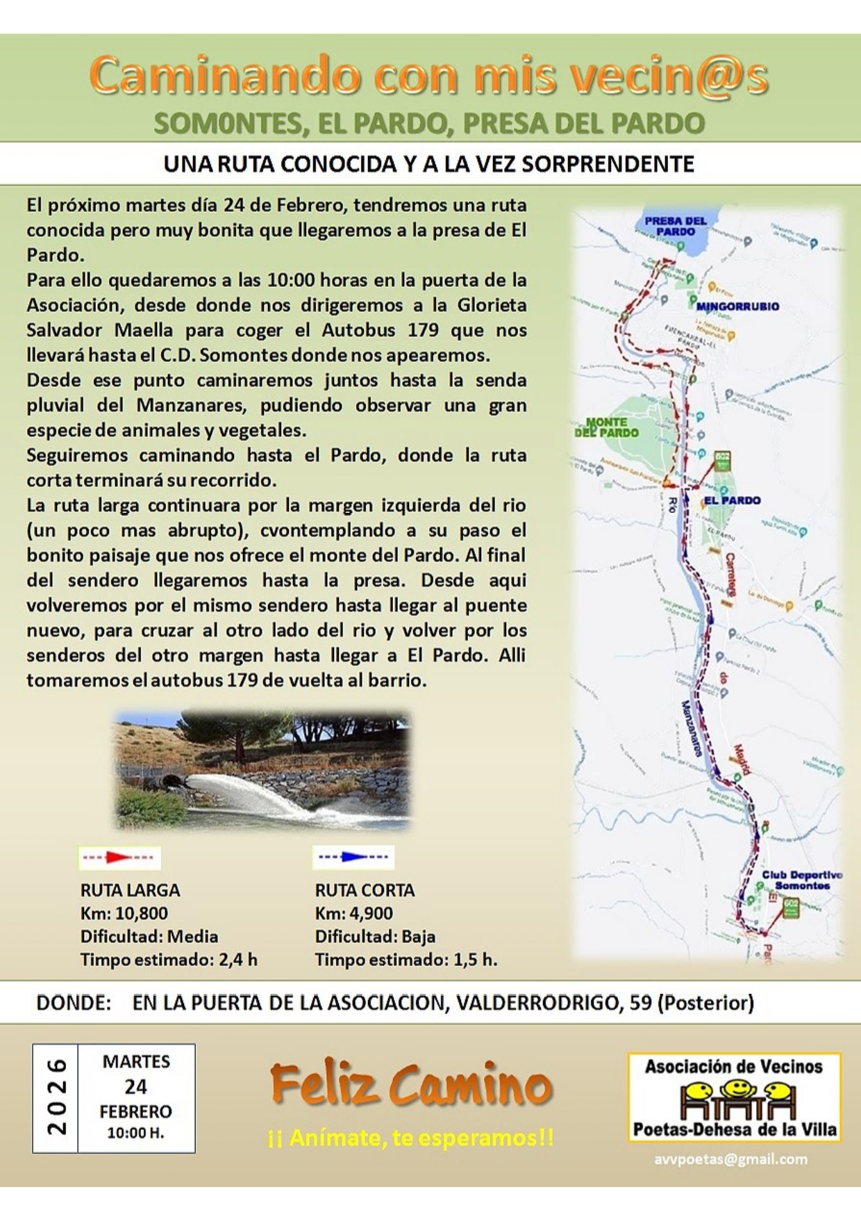 Caminata de Somontes a la Presa de El Pardo