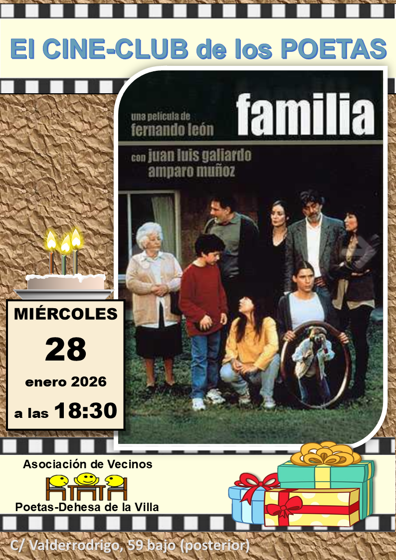 CINECLUB POETAS: "FAMILIA"