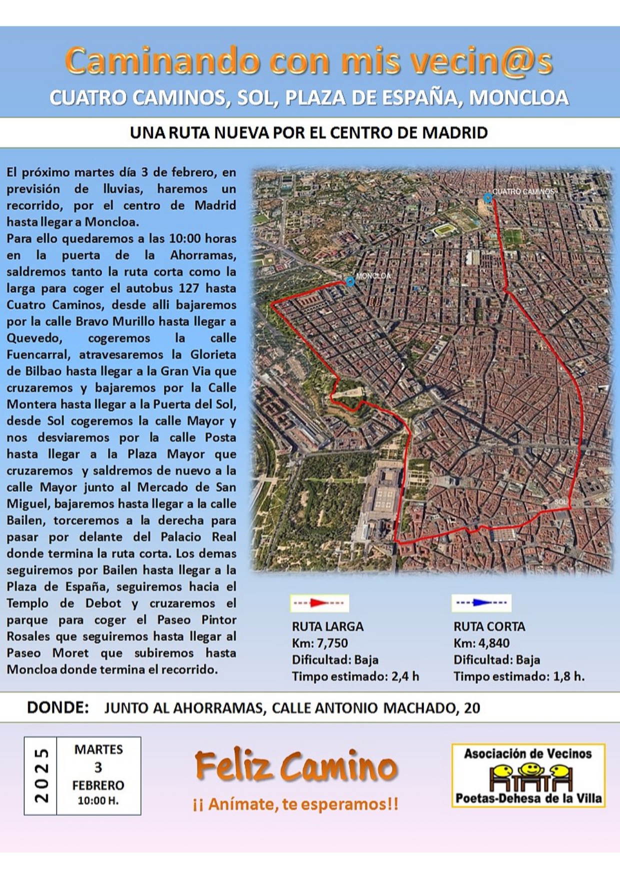 Caminata Una nueva ruta por el centro de Madrid