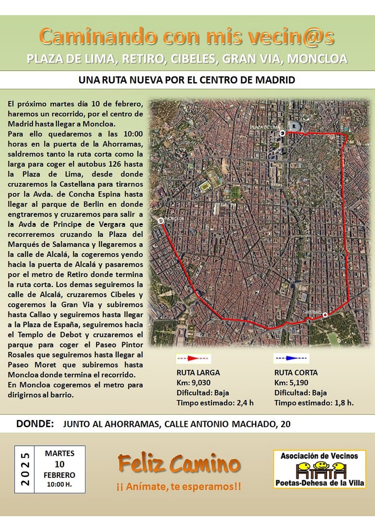 Caminata por Parque de Berlin y Principe de Vergara