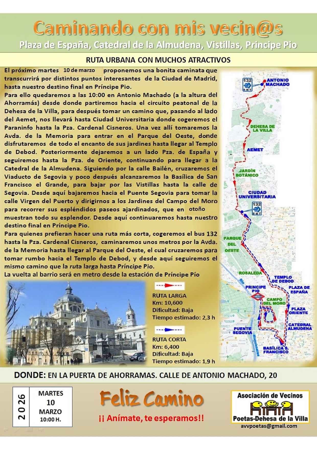 CAMINATA A LA PLAZA DE ORIENTE Y PRINCIPE PIO