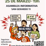 ASAMBLEA INFORMATIVA SOBRE SOLAR Y PARQUE DE SAN GERARDO