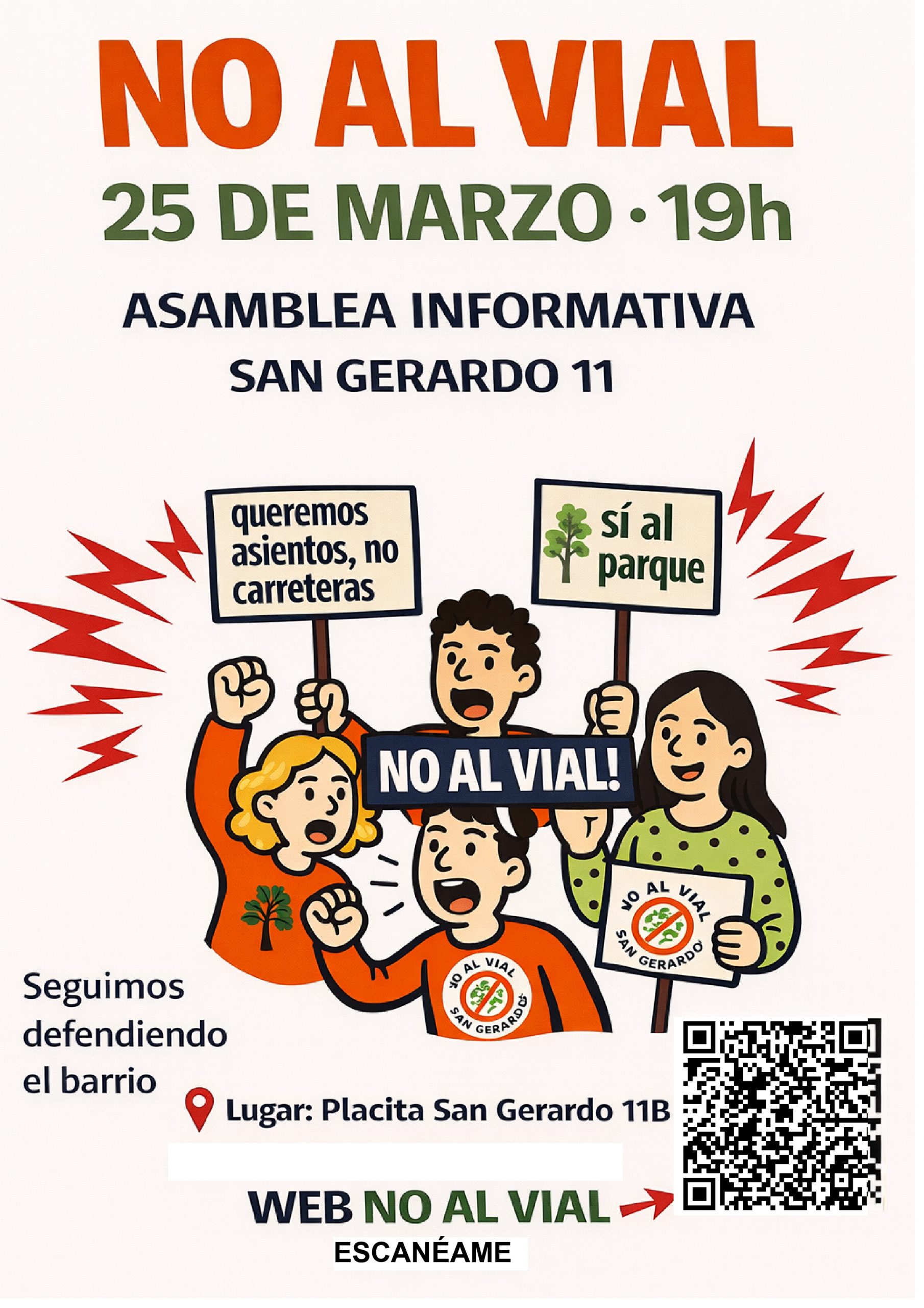 ASAMBLEA INFORMATIVA SOBRE SOLAR Y PARQUE DE SAN GERARDO